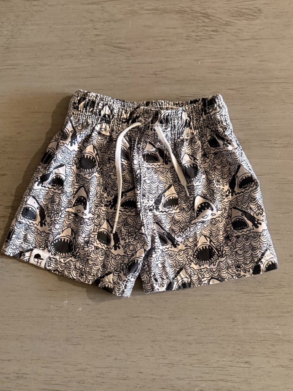 Shark Week!  Hybrid Swim Trunks